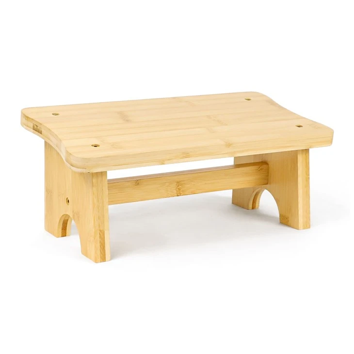 Bamboo Foot Rest Stool For Home And Office manufacturers